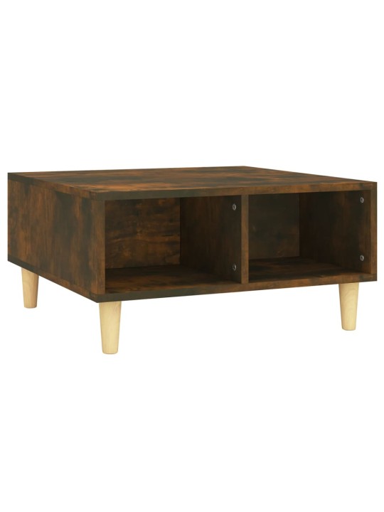 Konferenční stolek kouřový dub 60 x 60 x 30 cm kompozitní dřevo