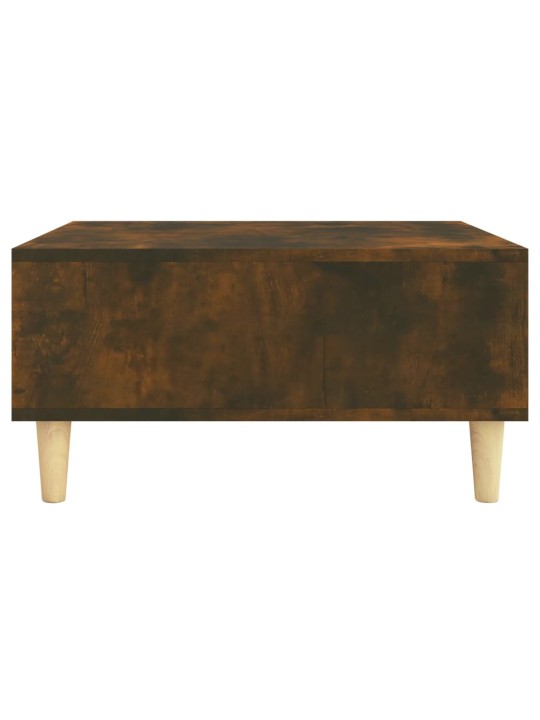 Konferenční stolek kouřový dub 60 x 60 x 30 cm kompozitní dřevo