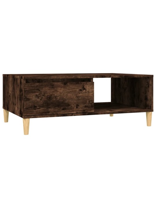 Konferenční stolek kouřový dub 90 x 60 x 35 cm kompozitní dřevo
