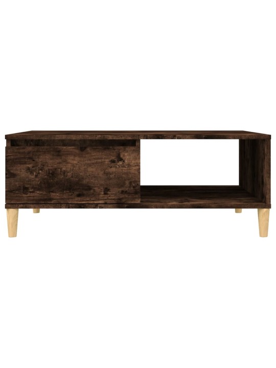 Konferenční stolek kouřový dub 90 x 60 x 35 cm kompozitní dřevo