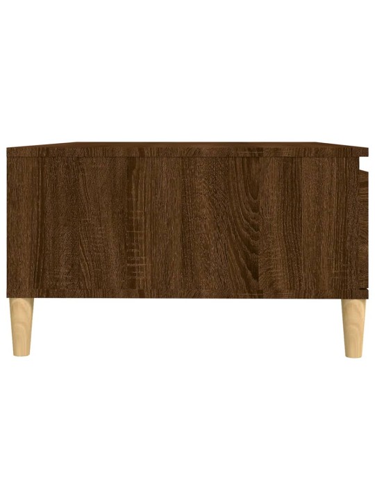 Konferenční stolek hnědý dub 90 x 60 x 35 cm kompozitní dřevo