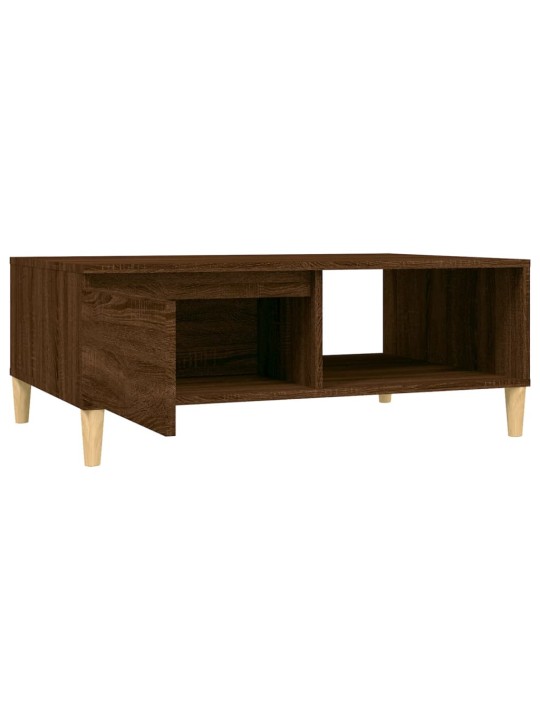Konferenční stolek hnědý dub 90 x 60 x 35 cm kompozitní dřevo