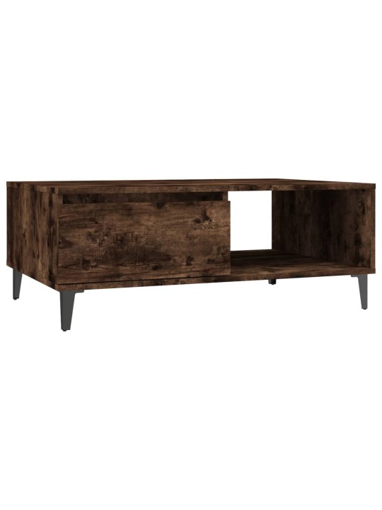 Konferenční stolek kouřový dub 90 x 60 x 35 cm kompozitní dřevo