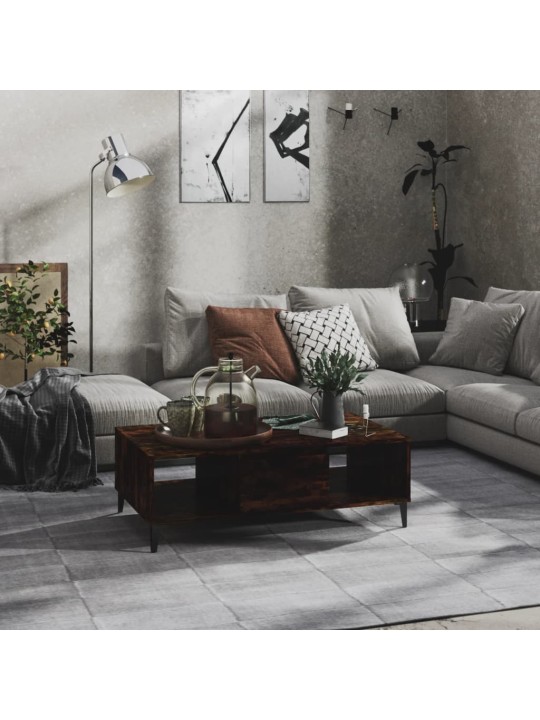 Konferenční stolek kouřový dub 103,5x60x35 cm kompozitní dřevo