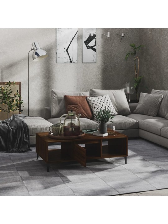 Konferenční stolek hnědý dub 103,5x60x35 cm kompozitní dřevo