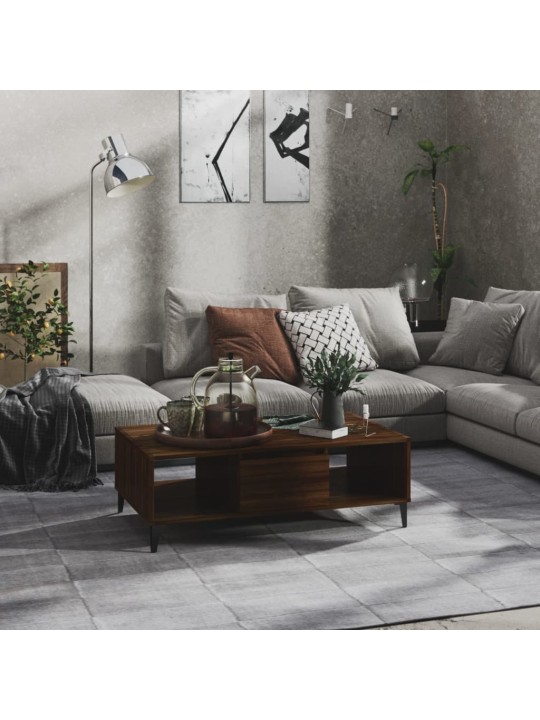 Konferenční stolek hnědý dub 103,5x60x35 cm kompozitní dřevo