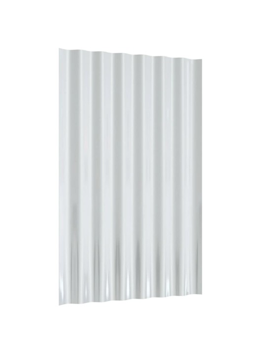 Střešní panely 12 ks práškově lakovaná ocel hnědé 60 x 36 cm
