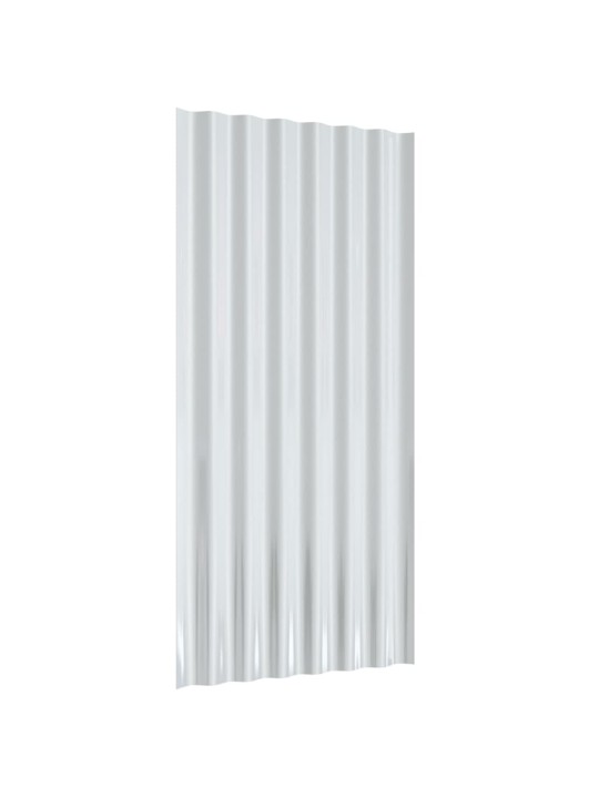 Střešní panely 36 ks práškově lakovaná ocel zelené 80 x 36 cm