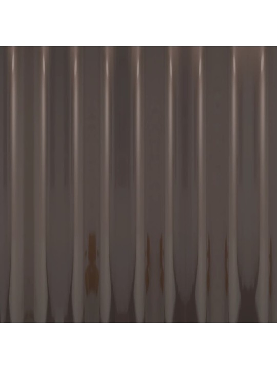 Střešní panely 12 ks práškově lakovaná ocel hnědé 100 x 36 cm