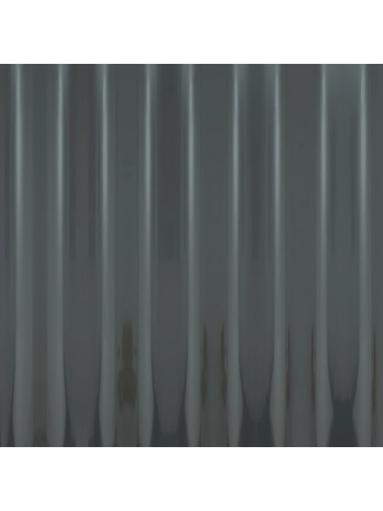 Střešní panely 12 ks práškově lakovaná ocel antracit 100x36 cm