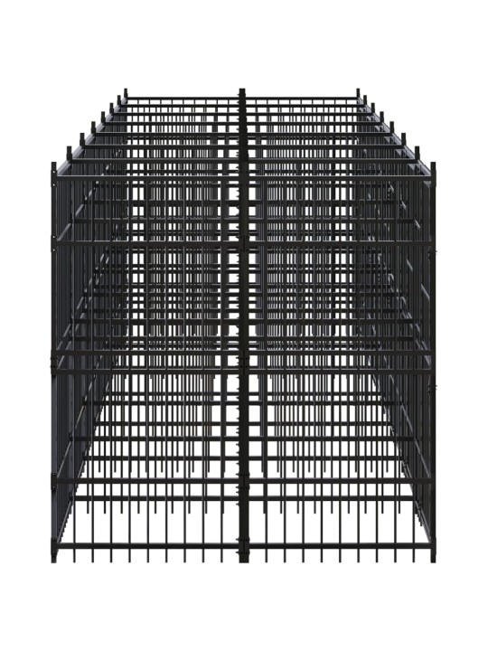 Venkovní psí kotec ocel 12,9 m²