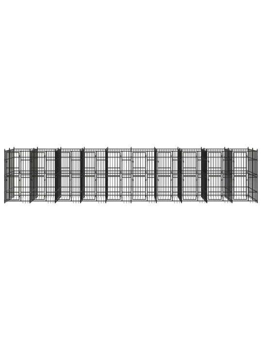 Venkovní psí kotec ocel 18,43 m²