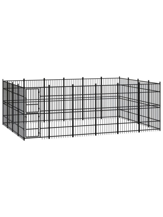 Venkovní psí kotec ocel 22,12 m²