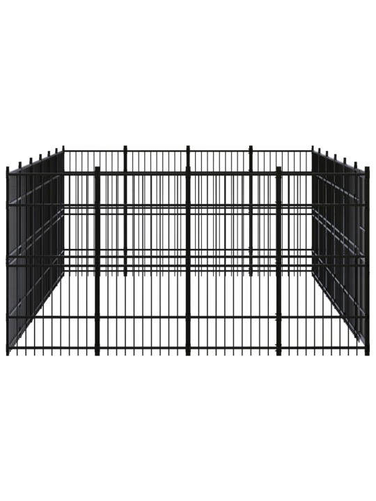 Venkovní psí kotec ocel 22,12 m²
