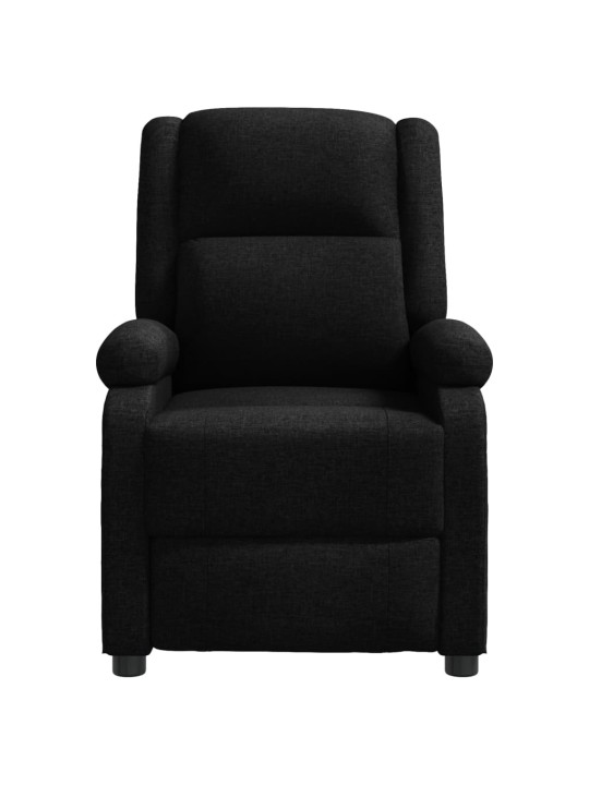 Masážní křeslo ušák černé textil