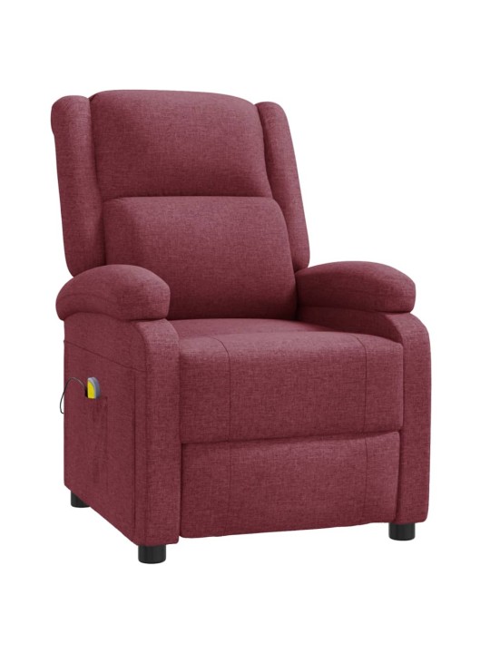 Masážní křeslo ušák vínové textil