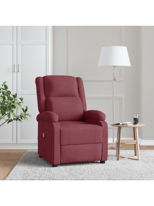 Masážní křeslo ušák vínové textil
