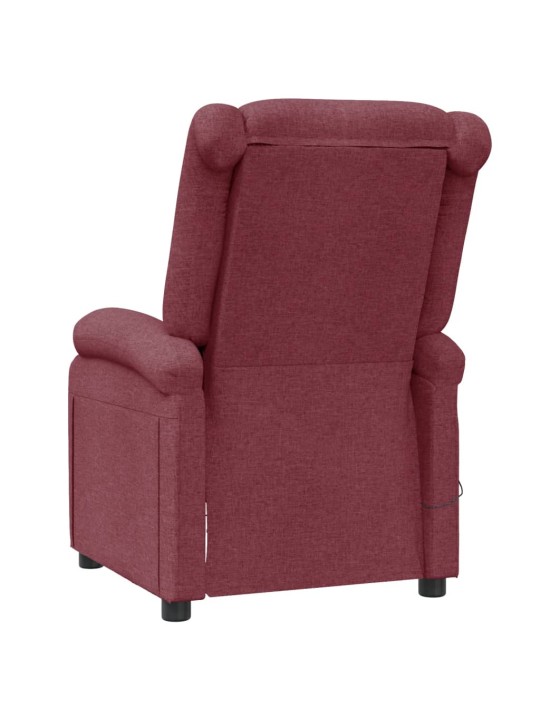 Masážní křeslo ušák vínové textil
