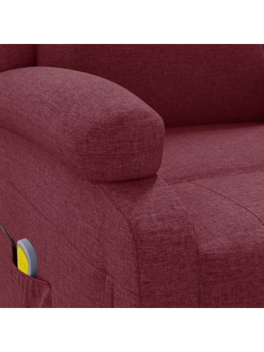 Masážní křeslo ušák vínové textil