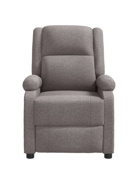 Masážní křeslo ušák taupe textil