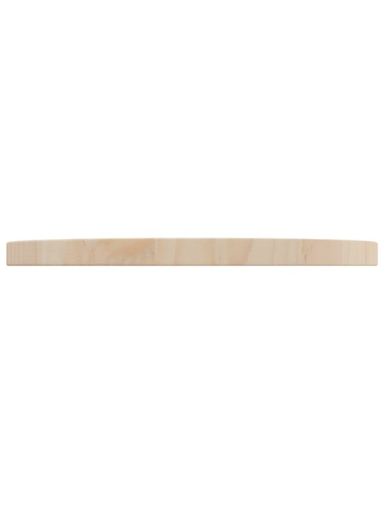 Stolní deska Ø 40 x 2,5 cm masivní borové dřevo