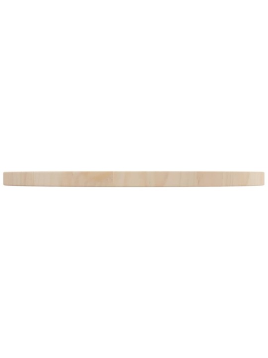 Stolní deska Ø 50 x 2,5 cm masivní borové dřevo
