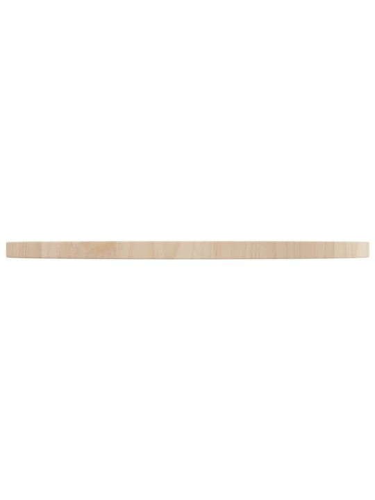 Stolní deska Ø 60 x 2,5 cm masivní borové dřevo