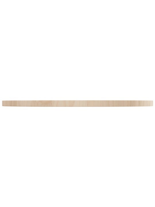 Stolní deska Ø 70 x 2,5 cm masivní borové dřevo
