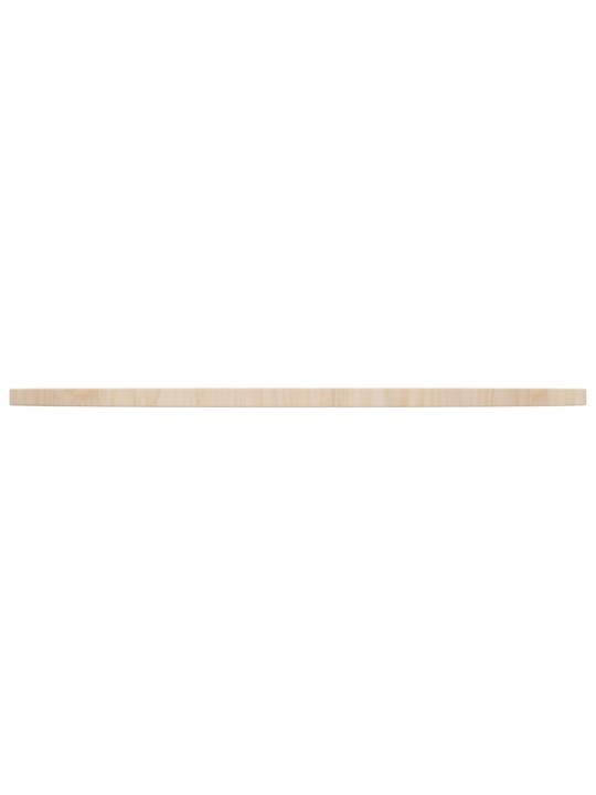 Stolní deska Ø 90 x 2,5 cm masivní borové dřevo