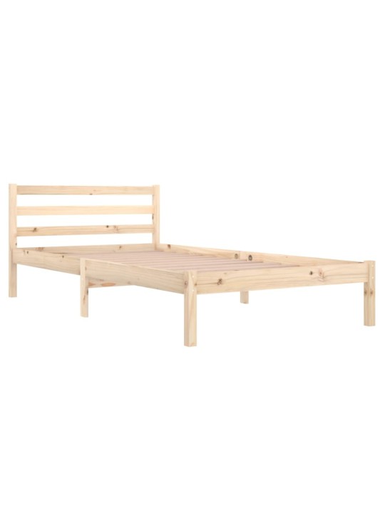 Rám postele masivní borové dřevo 100 x 200 cm