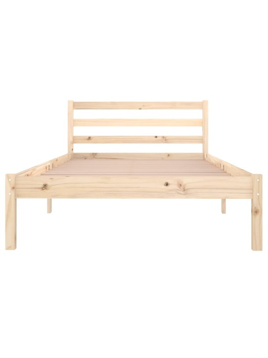 Rám postele masivní borové dřevo 100 x 200 cm