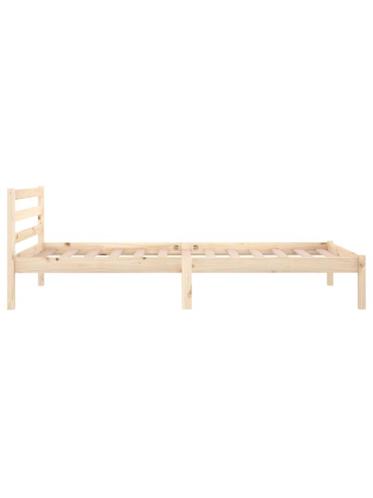 Rám postele masivní borové dřevo 100 x 200 cm