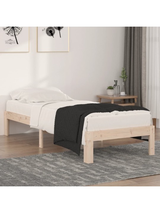 Rám postele masivní dřevo 75 x 190 cm Small Single