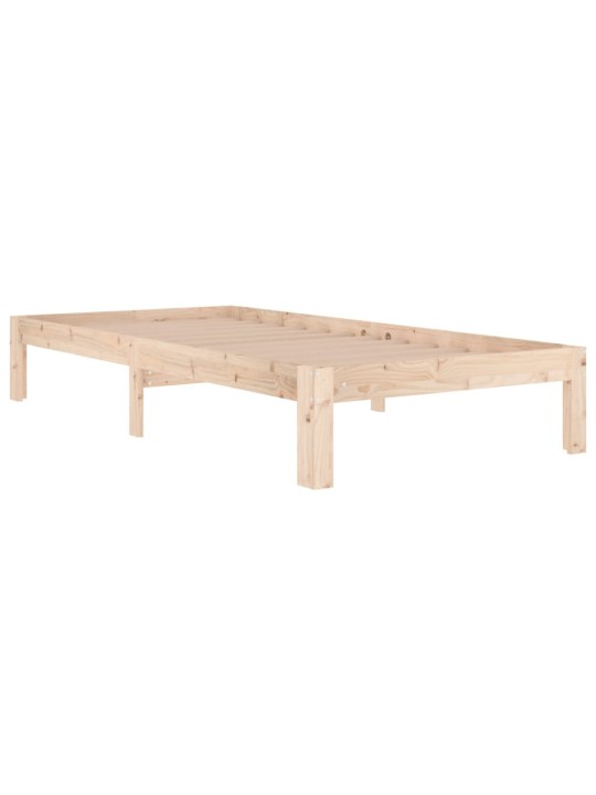 Rám postele masivní dřevo 90 x 190 cm Single