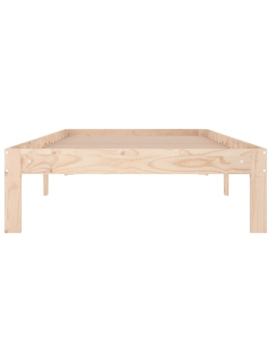 Rám postele masivní dřevo 90 x 190 cm Single