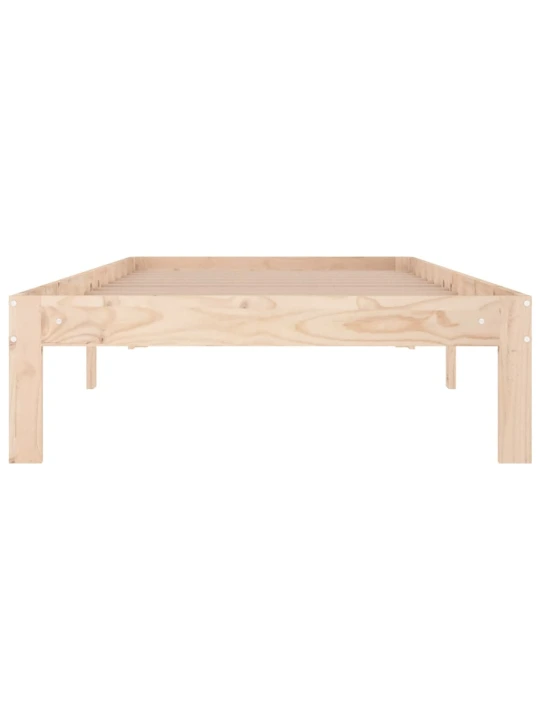 Rám postele masivní dřevo 90 x 190 cm Single