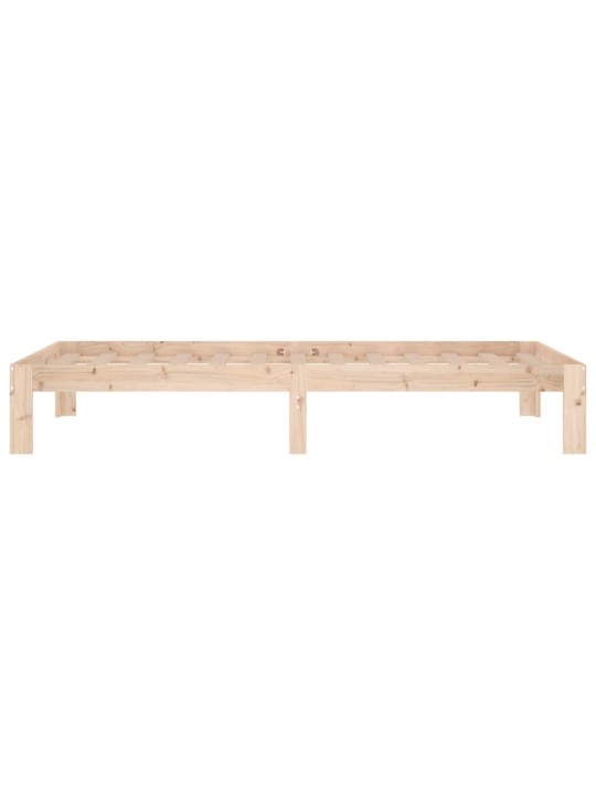 Rám postele masivní dřevo 90 x 190 cm Single
