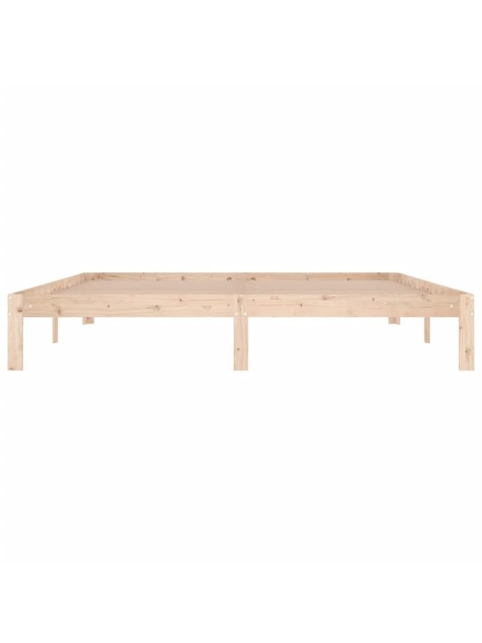Rám postele masivní dřevo 180 x 200 cm Super King Size