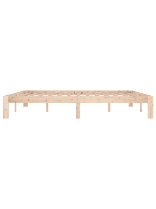 Rám postele masivní dřevo 180 x 200 cm Super King Size