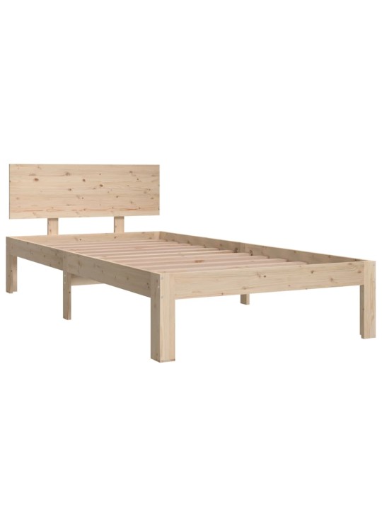 Rám postele masivní dřevo 90 x 190 cm Single