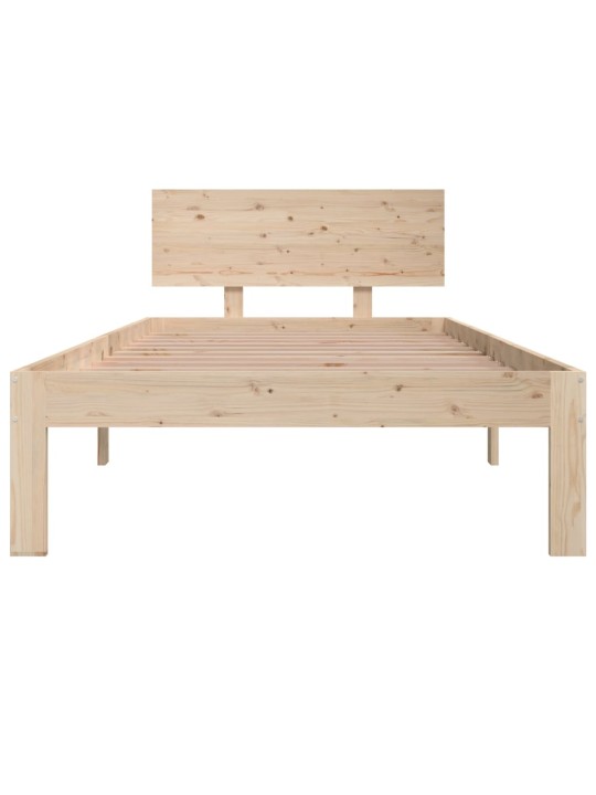 Rám postele masivní dřevo 90 x 190 cm Single