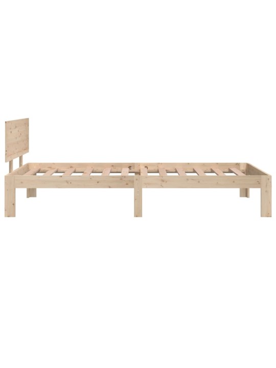 Rám postele masivní dřevo 90 x 190 cm Single