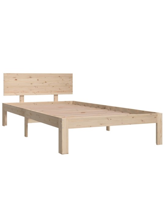 Rám postele masivní borové dřevo 100 x 200 cm