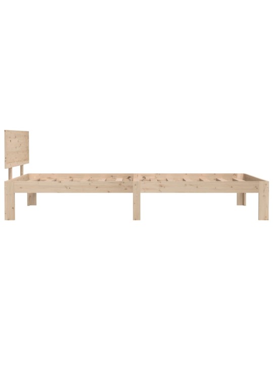 Rám postele masivní borové dřevo 100 x 200 cm
