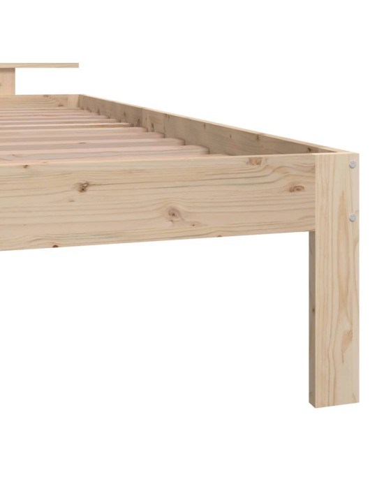 Rám postele masivní borové dřevo 100 x 200 cm