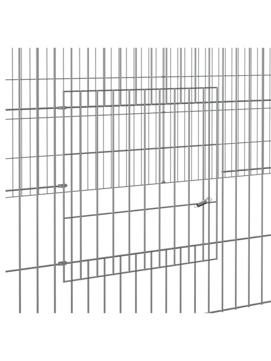 5dílná klec pro králíka 541 x 109 x 54 cm pozinkované železo