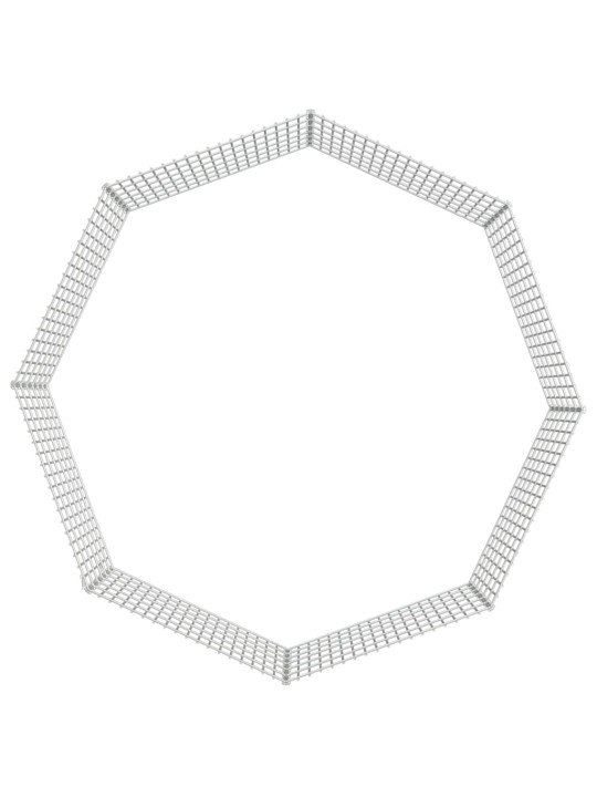 Ohrádka pro zvířata 8 panelů 54 x 60 cm pozinkované železo