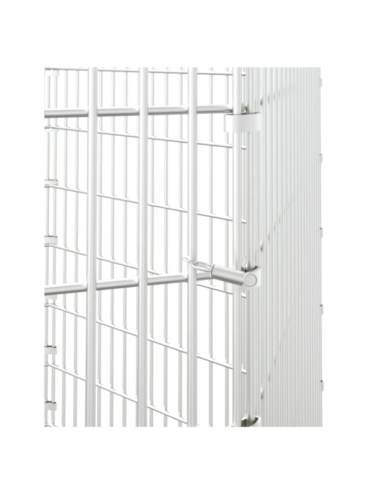 Ohrádka pro zvířata 6 panelů 54 x 80 cm pozinkované železo