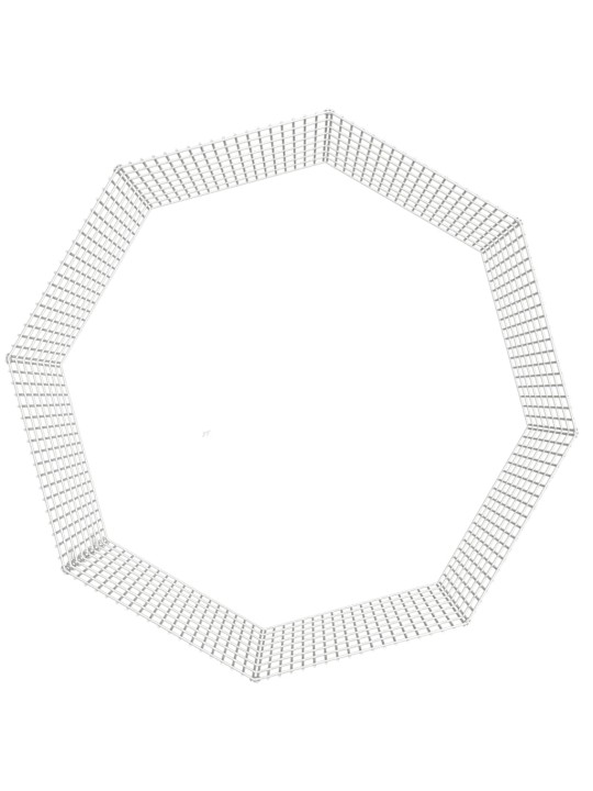 Ohrádka pro zvířata 8 panelů 54 x 80 cm pozinkované železo