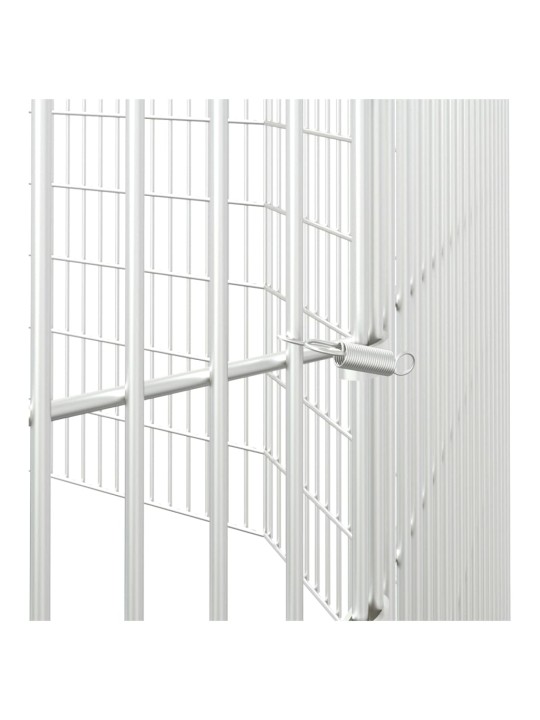 Ohrádka pro zvířata 10 panelů 54 x 80 cm pozinkované železo